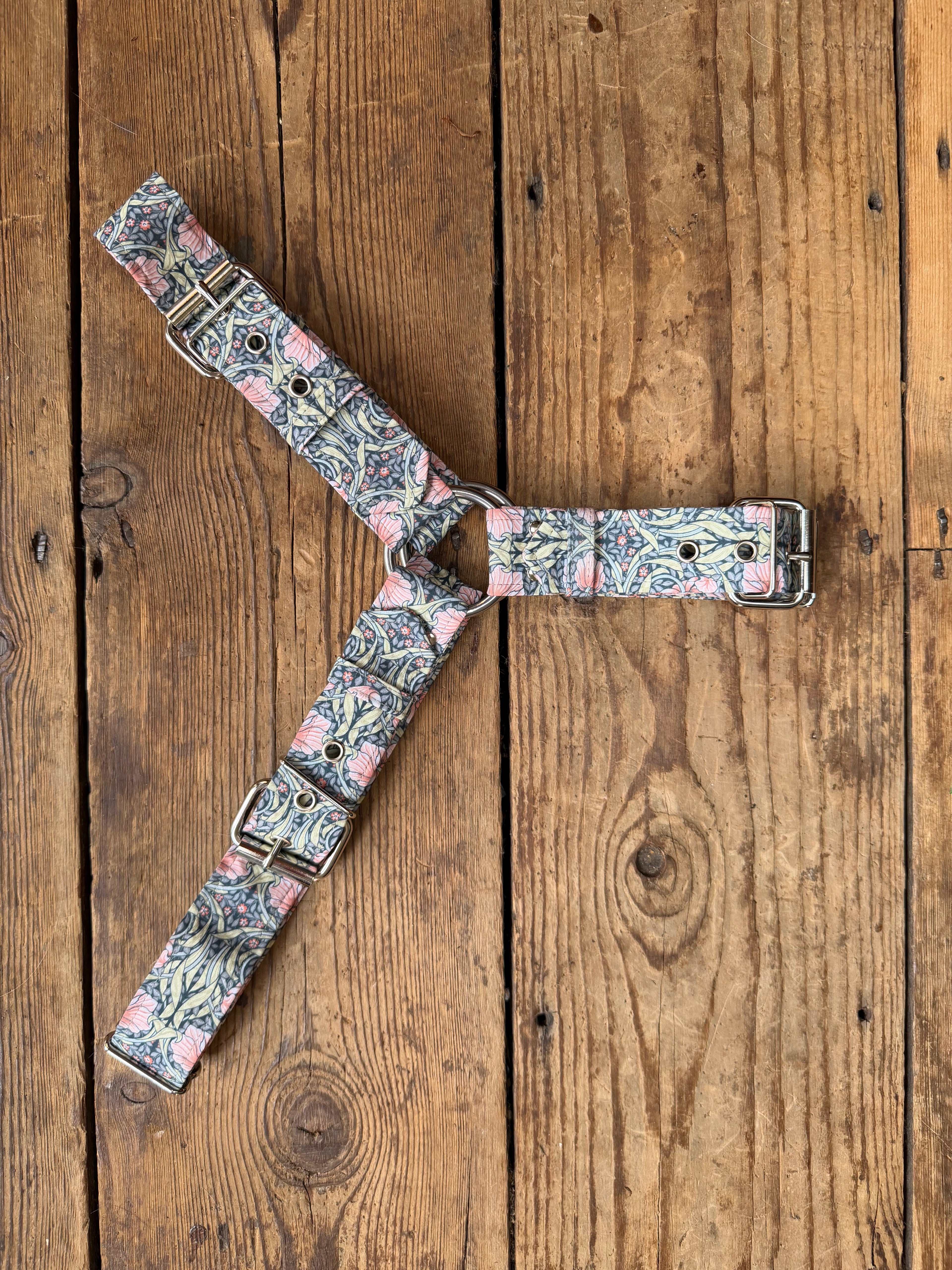 Y Harness — Pimpernel in Salmon (William Morris)
